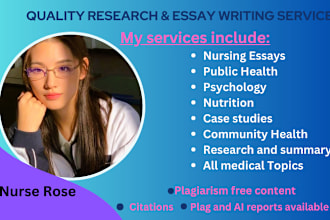 do nursing essays, healthcare, psychology, sociology and public health essays