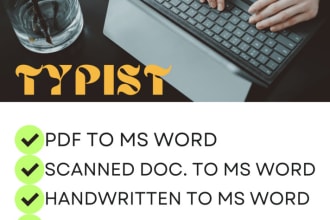 type, retype, and format with rapidity, your typist