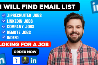 collect recruitment leads from zip recruiter linkedin, indeed