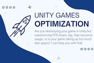 optimize your game in unity for you