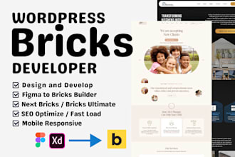 build a wordpress website using bricks builder by bricks expert figma to bricks