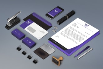 do business card, stationery design, and capability statement