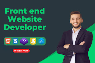 be your bootstrap front end web developer and designer