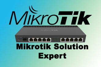 do any work related to mikrotik and router os