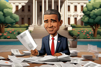 create political and editorial cartoons