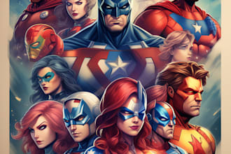 draw your favorite character or superhero
