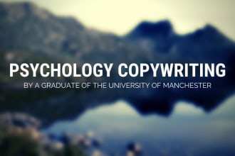 write articles from a psychology graduate perspective