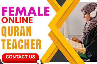 be your female online quran tutor and islamic instructor
