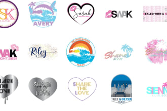 design bar and bat mitzvah logo and invitation