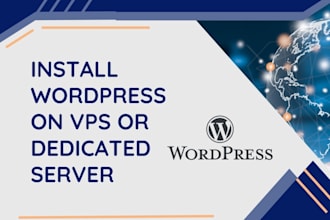 install or setup wordpress on vps, AWS, vultr, digitalocean, and more