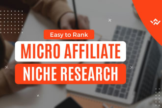 find easy to rank micro niche research for affiliate blog