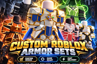 create custom roblox weapons swords and armor in blender