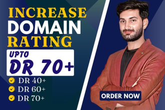 increase domain rating ahrefs DR upto 70 by white hat SEO