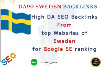 do high da SEO swedish backlinks for google sweden ranking