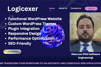 design and develop a clean and responsive wordpress website