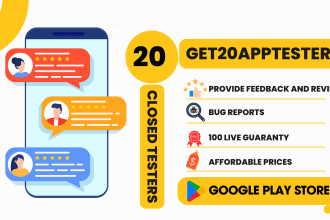 provide 20 close app tester not for 14 days but for 21 days