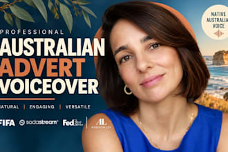 record your advertisement in an australian accent