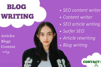 write engaging SEO blog posts web content writing, christian blog article writer