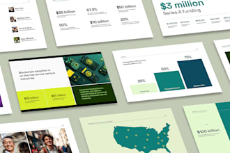 design a powerpoint deck design for your startup business