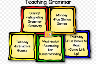 teach english grammar course