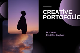 build personal or professional portfolio, resume with react