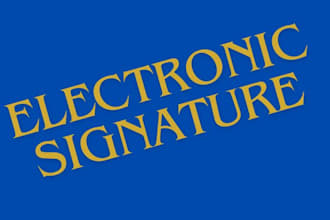 convert your electronic signature into handwritten words