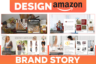 design highly converting amazon brand story for your brand