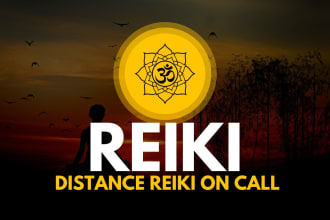 send distance reiki healing on call