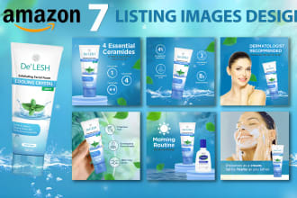 design amazon listing images, infography or product photo editing