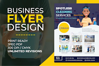 design amazing digital business flyer, brochure and ad flyer