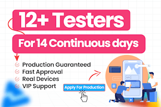 provide 12 andrade testers google play closed testing