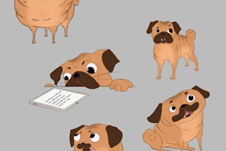 create a caricature of your pet