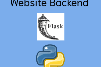 create a website backend with fastapi or flask