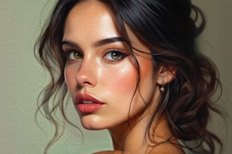 pencil illustration portrait drawing from photo