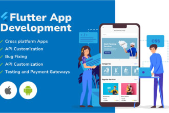 build or develop your ios android app using flutter react native firebase