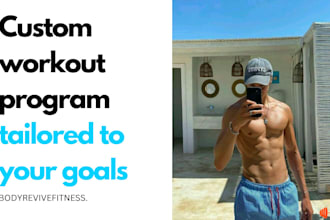 be your fitness trainer, personalized workout plans