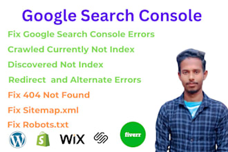 fix google search console, indexing issue and coverage error