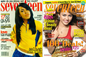 design professional magazine cover within 24h