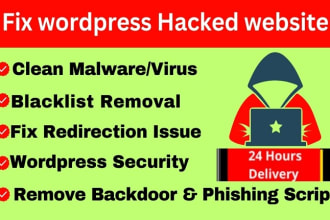 fix hacked wordpress website, remove malware, wordpress malware removal