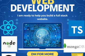develop desktop app using electron, website frontend, backend, design and