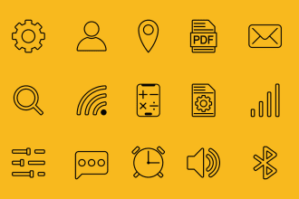 design unique vector icons