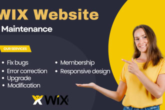 wix website redesign fix wix website bug redesign wix website wix studio website