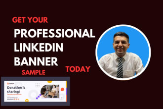 create an attractive linkedin banner