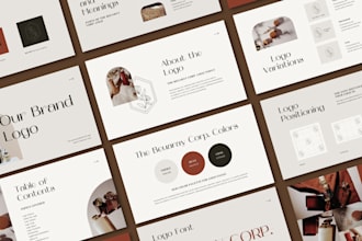 create a luxury brand kit identity and brand guidelines
