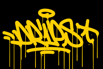 design a unique squeezer style graffiti tag for you