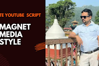 write magnet media style youtube video script