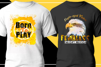 do trendy t shirt, vintage tshirt and streetwear design