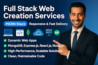 build custom web applications with mern stack responsive SEO friendly