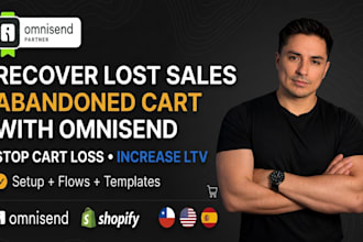 setup omnisend in shopify integration and setup email flows