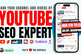 be best youtube seo expert for organic channel growth